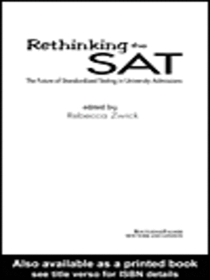 cover image of Rethinking the SAT
